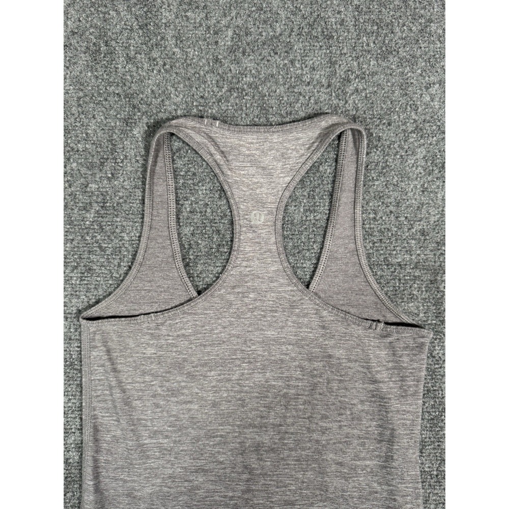 Lululemon Tank Top Womens 4 Gray Racerback Athletic Yoga Gym Sleeveless Shirt‎ - Picture 12 of 13